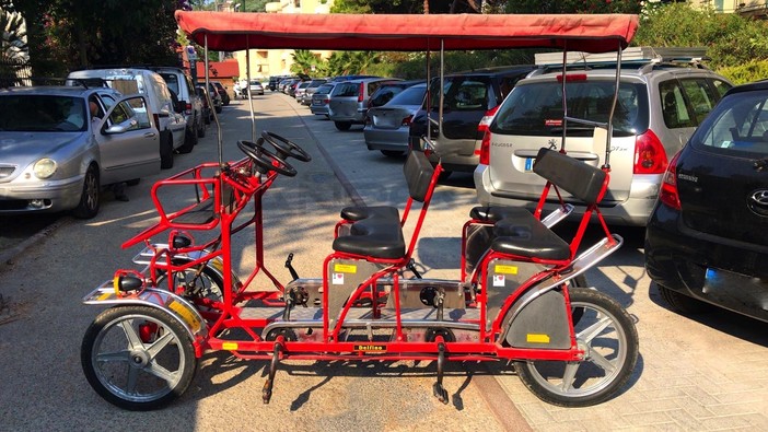 Il risciò sparito ieri sera Il risciò sparito ieri sera