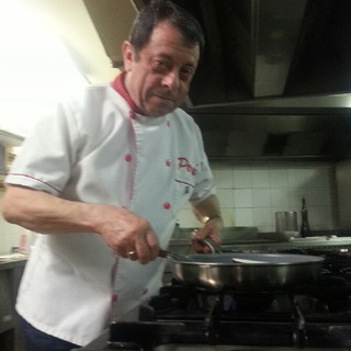 Lo chef di Mendatica Renato Grasso torna dopo anni ai fornelli della sua vecchia scuola