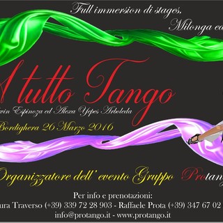 Bordighera: vigilia di Pasqua all'insegna del Tango Argentino nella città delle palme