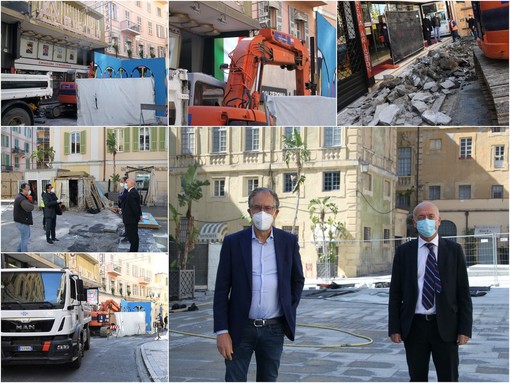 Le immagini dal cantiere di via Matteotti