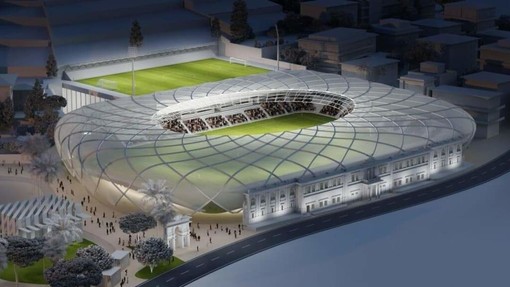 Lo stadio 'Arena Sanremo' progettato dalla Sanremese