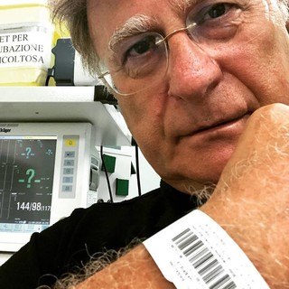 Sanremo: Red Ronnie ricoverato al pronto soccorso del 'Borea', l'annuncio viaggia sui social (Foto)