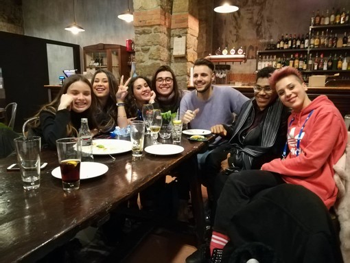 I ragazzi di 'Sanremo Young' al Pico Centrale I ragazzi di 'Sanremo Young' al Pico Centrale