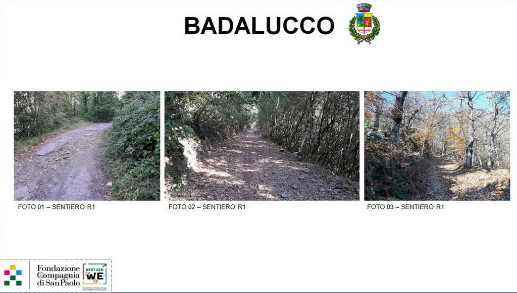 Recupero dei sentieri in chiave turistica per il progetto ‘Valli