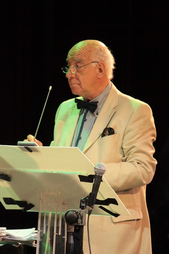 Il M° Reddy Bobbio in piazza San Siro a Sanremo Il M° Reddy Bobbio in piazza San Siro a Sanremo