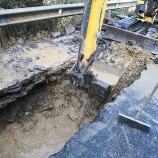 Diano Marina senz'acqua da questa mattina per la rottura di un tubo ad Imperia nella zona della Galeazza