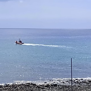 Le ricerche di fronte a Bussana di Sanremo
