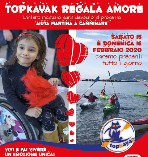 San Bartolomeo al Mare: nel prossimo weekend una raccolta di 'TopKayak' per la piccola Martina
