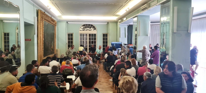 Un momento della riunione di ieri Un momento della riunione di ieri