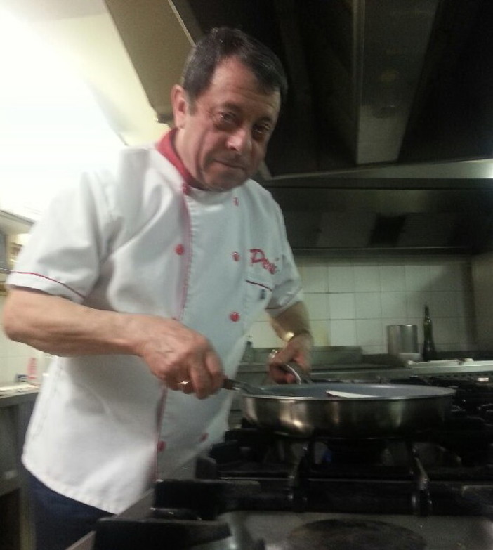 Lo chef di Mendatica Renato Grasso torna dopo anni ai fornelli della sua vecchia scuola