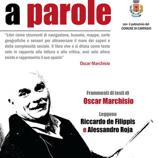 Carpasio: il prossimo 12 agosto con 'L'isola a parole' verrà ricordato Oscar Marchisio Carpasio: il prossimo 12 agosto con 'L'isola a parole' verrà ricordato Oscar Marchisio
