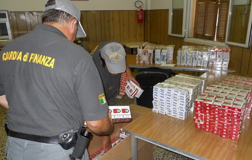 Le sigarette sequestrate
