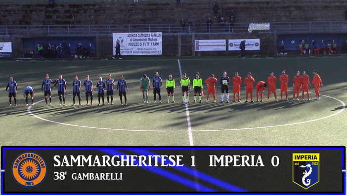Calcio, Eccellenza. Imperia al tappeto sul campo della Sammargheritese: il film della partita (VIDEO)