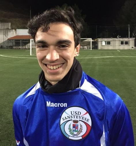 Nella foto Matteo Stella, 19 anni, difensore della Sanstevese