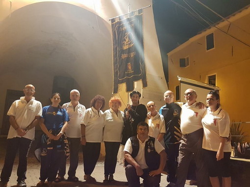 Il Sestiere ventimigliese 'Burgu' alla presentazione di 'Villaregia 1562' martedì scorso a Riva Ligure