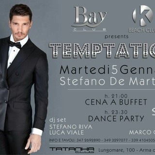 Arma di Taggia: martedì dance party al Tatanka, protagonista Stefano De Martino