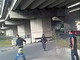 Sanremo: camioncino perde terriccio in Valle Armea, due centauri a rischio caduta all'uscita dell'Aurelia Bis (Foto)