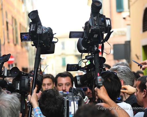 Le immagini dal palco di piazza Serra Le immagini dal palco di piazza Serra