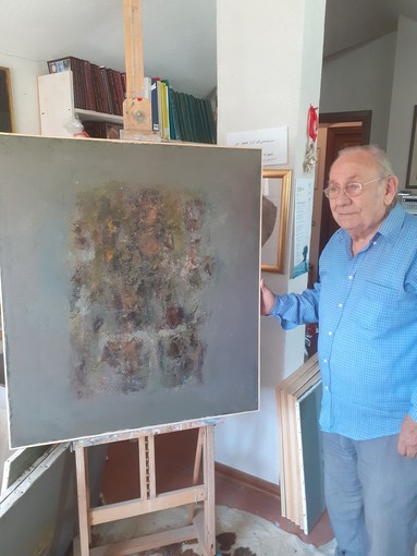 Sanremo: 'Paesaggio con ulivi', l’artista Sergio Gagliolo dona un dipinto al museo civico