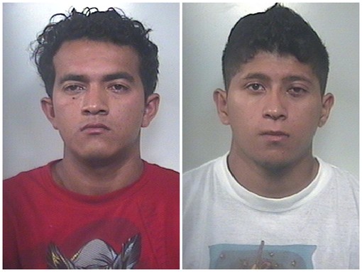 Da sinistra, Cristhian Paul Sarango Prieto e Devis Joselito Cedeno Pslingua