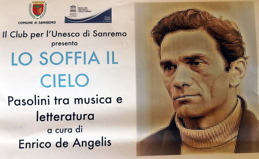 Sanremo: domenica prossima al Casinò il 'reading concerto' dedicato alle canzoni di Pier Paolo Pasolini