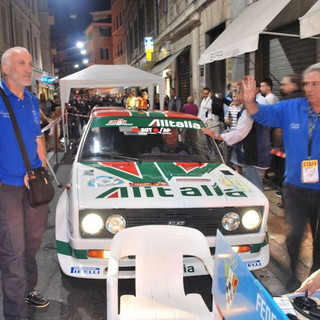 Automobilismo: grande successo per la 'Sanremo Rally Team' alla 'Notte Bianca' di sabato