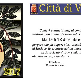 Ventimiglia: martedì 12 la tradizionale “Strena de Deinà” nella sala consiliare del Municipio Ventimiglia: martedì 12 la tradizionale “Strena de Deinà” nella sala consiliare del Municipio