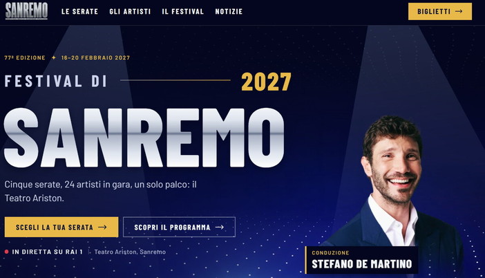 Festival di Sanremo 2027, biglietti in vendita su un sito sospetto: Ariston e Rai segnalano il caso alle autorità