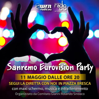 Sanremo città della musica, sabato 11 maggio Eurovision party con Gianni Rolando in piazza Bresca