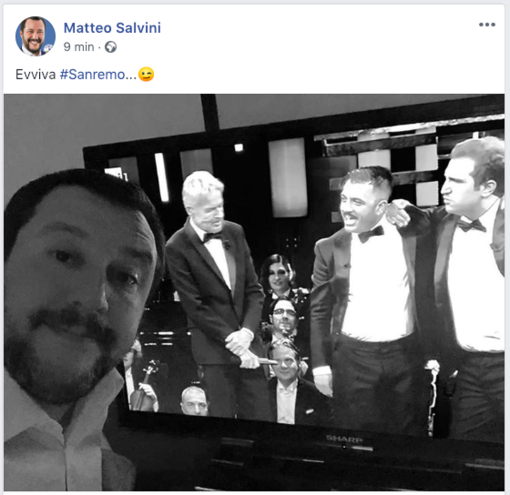 Il post di Matteo Salvini Il post di Matteo Salvini