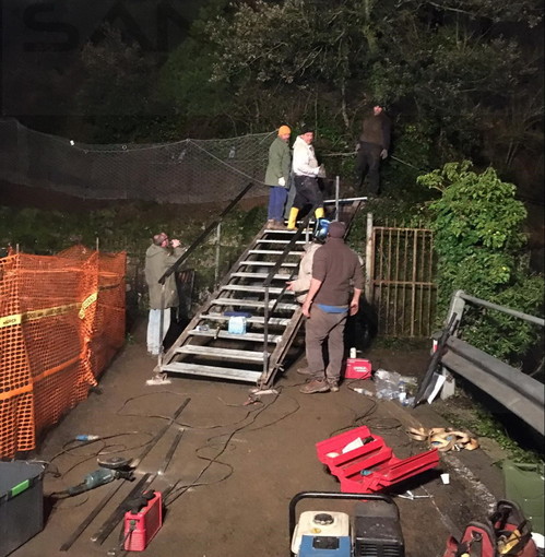 Rocchetta Nervina: installato da E-Distribuzione l'allaccio per l'illuminazione nella zona della frana Rocchetta Nervina: installato da E-Distribuzione l'allaccio per l'illuminazione nella zona della frana