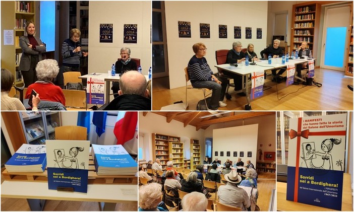 Ventimiglia, il Salone Internazionale dell’Umorismo di Bordighera sbarca a "La stampa in Biblioteca" (Foto e video)