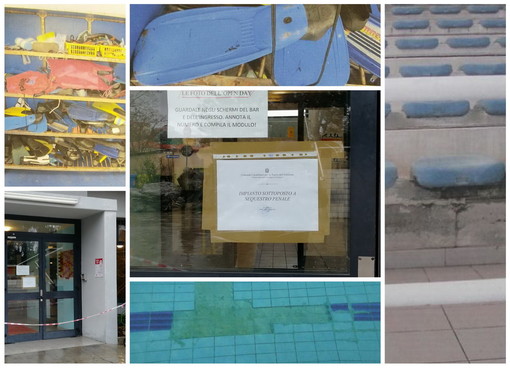 Imperia: 'Legionella' negli spogliatoi e presunti problemi strutturali, sotto sequestro da questa mattina la piscina 'Felice Cascione' (Foto e Video)