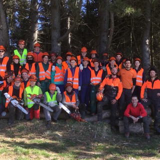 Sopralluogo a Garessio per gli studenti della Scuola Forestale di Ormea, alla scoperta della storia locale