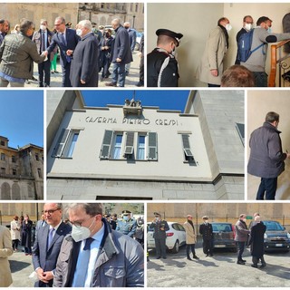 Imperia: riqualificazione Caserma Crespi, sopralluogo del Sindaco e del Sottosegretario Giorgio Mulè (Foto e Video) Imperia: riqualificazione Caserma Crespi, sopralluogo del Sindaco e del Sottosegretario Giorgio Mulè (Foto e Video)