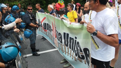 Fanghetto: riaperta poco prima delle 19 la Statale 20 del Tenda, i manifestanti sono tornati verso Breil su Roya