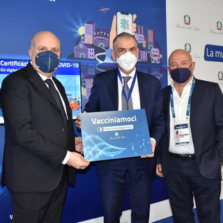 Il Sottosegretario alla Sanità Andrea Costa a Sanremo: &quot;Il Festival un segnale di ripartenza per tutto il paese&quot; (Foto e Video)