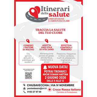 Screening cardiovascolare gratuito a Chiusavecchia Screening cardiovascolare gratuito a Chiusavecchia