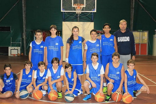 Pallacanestro: nona vittoria consecutiva del Sea Basket Sanremo U13 sulla RaNa Bordighera