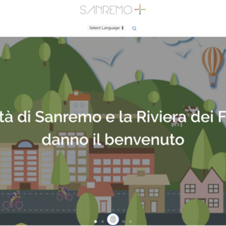 La home page di “Sanremo Plus”