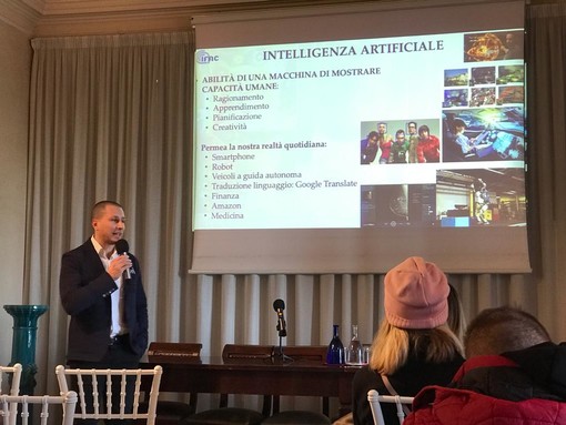 Intelligenza artificiale e Imaging Iperspettrale, conferenza del Soroptmist International Club di Sanremo (foto) Intelligenza artificiale e Imaging Iperspettrale, conferenza del Soroptmist International Club di Sanremo (foto)