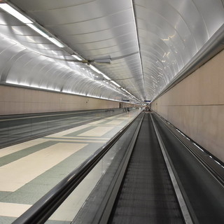 I tapis roulant della stazione di Sanremo