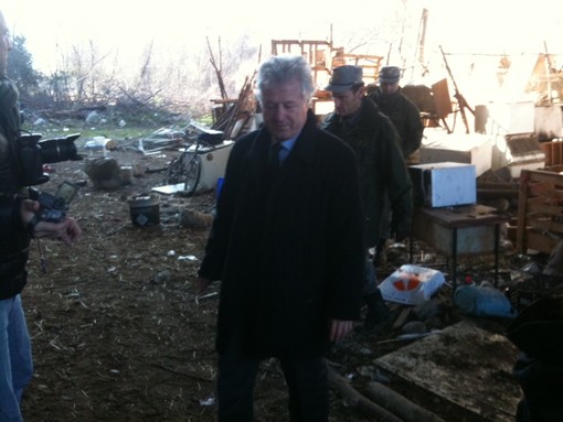 Ventimiglia: stamattina sequestrati gli animali sul greto del fiume Roya, c'era anche il Sindaco