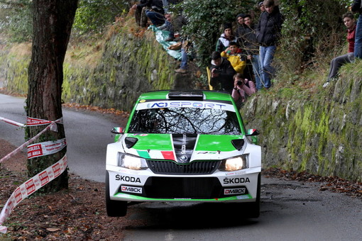 Un ottimo podio per Scandola-D’Amore nella seconda prova del Campionato Italiano Rally a Sanremo