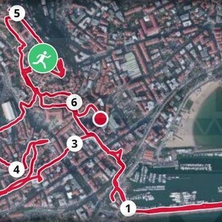 Il percorso della 'Sanremo Urban Trail'