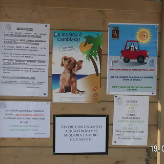 Ventimiglia: nuova spiaggia attrezzata per i cani, i ringraziamenti della Lega