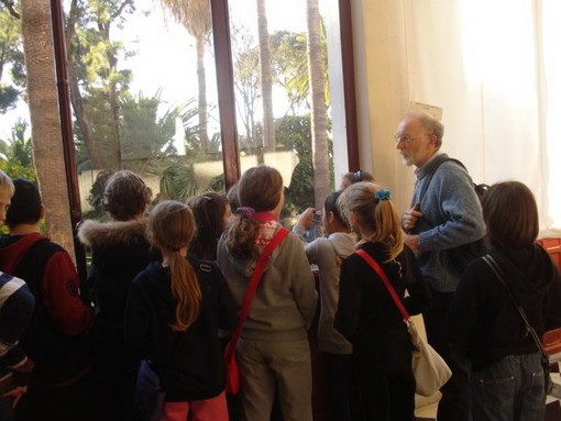 La classe Quinta delle Elementari di San Lorenzo in visita a Villa Nobel La classe Quinta delle Elementari di San Lorenzo in visita a Villa Nobel