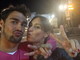 Dopo la vittoria di Fabio Fognini ieri in Coppa Davis a Napoli ecco un nuovo 'selfie' di Fabio e Flavia