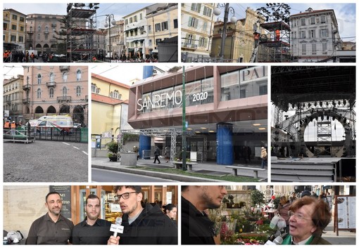 70° Festival di Sanremo: i negozianti di piazza Colombo accolgono il palco Rai tra entusiasmo e qualche ‘mugugno’ (Video) 70° Festival di Sanremo: i negozianti di piazza Colombo accolgono il palco Rai tra entusiasmo e qualche ‘mugugno’ (Video)