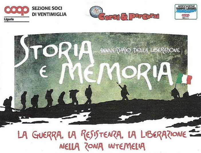 Ventimiglia: oggi pomeriggio incontro pubblico su 'Storia e Memoria: la guerra, la Resistenza, la Liberazione nella zona intemelia'